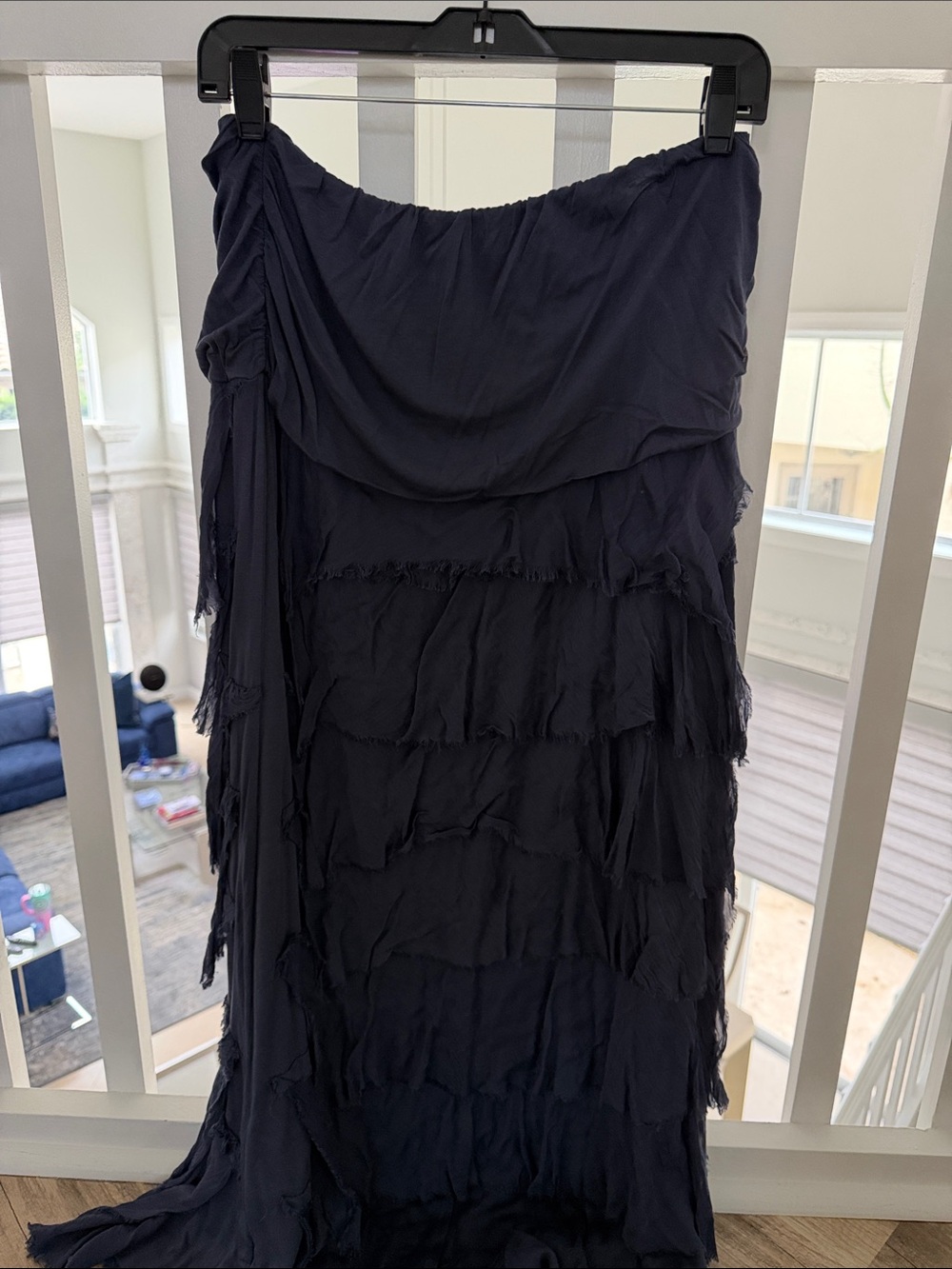 Tempo skirt Navy Tiered Ruffle